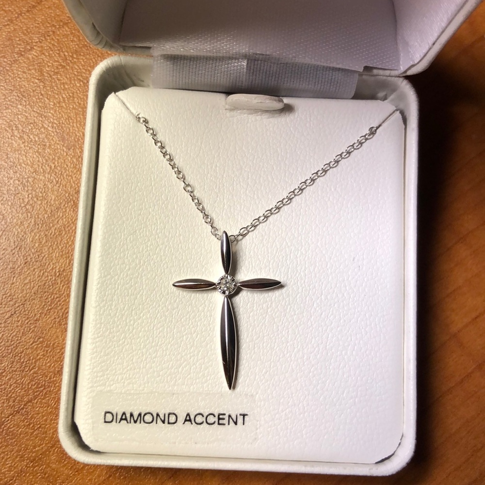 Cross Necklace NEVER WORN